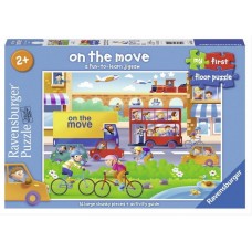 Ravensburger - My First Floor Puzzle - On the Move - 16pc Ravensburger - My First Floor Puzzle - On the Move - 16pc